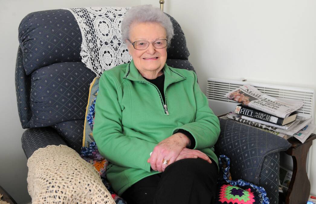 LIFESTYLE: Pat Sheridan, 90, has been living at Ingenia Gardens Horsham for 18 months. She said she enjoyed the social lifestyle of the community, meeting new people and trying different activities. Picture: JADE BATE
