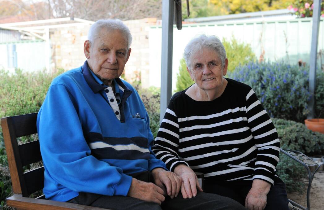 Wimmera Parkinson's Peer Support Group secretary John McRoberts and his wife Vivien who has Parkinson's Disease.