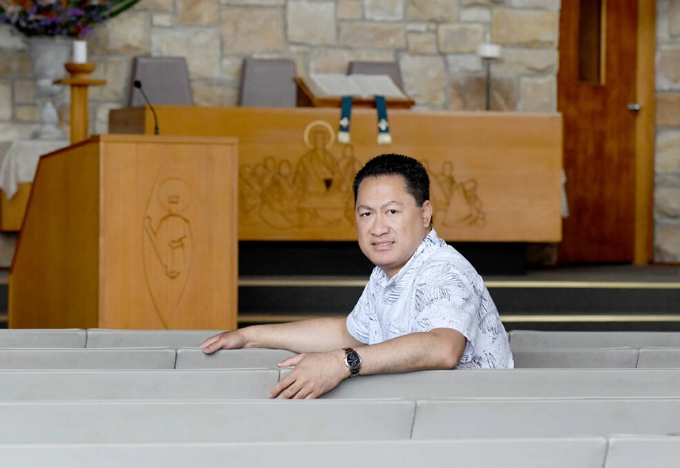 FAREWELL REVEREND: Horsham Uniting Church's Reverend Tupe Ioelu is moving on from Horsham after six years in the region. His final service will be held on Friday night. Picture: SAMANTHA CAMARRI