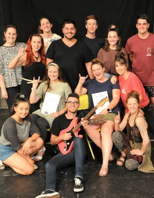 Horsham Arts Council members ready to rock for Rock of Ages. Picture: SEAN WALES