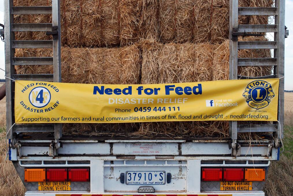 HELP NEEDED: Need for Feed are asking Wimmera residents to help with transporting fodder to drought stricken NSW. Picture: CONTRIBUTED