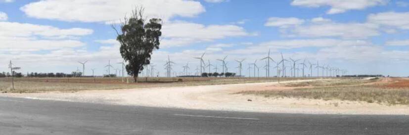 A visualisation of what the Murra Warra Wind Farm will look like once completed. Picture: CONTRIBUTED