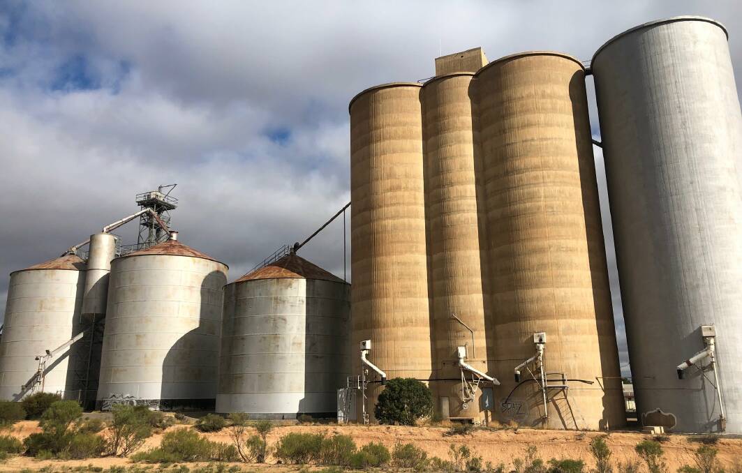 ART IMPACT: These silos in Sea Lake will be transformed during the next week into pieces of art. Picture: CONTRIBUTED