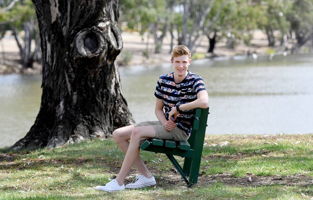 DREAM: Horsham's Ethan Jolley is in remission from Hodgkin’s Lymphoma and hopes to one day join the Royal Australian Air Force. Picture: SAMANTHA CAMARRI
