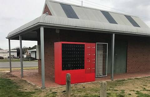 Australia Post has installed community mail boxes at Shanahan Park, Marnoo after the town lost its Post Office in March. Picture: CONTRIBUTED