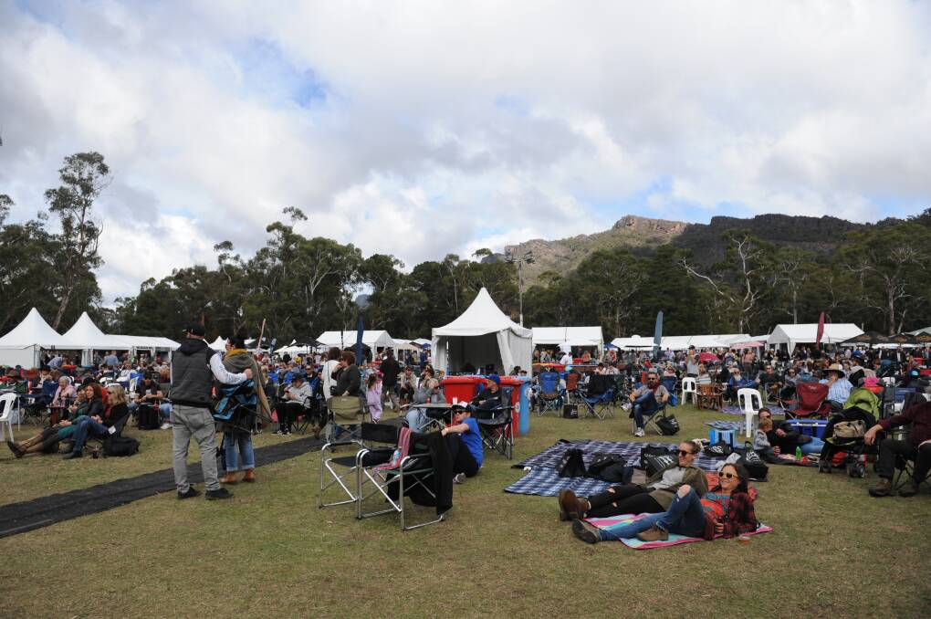 POPULAR: Visitor numbers to the Grampians National Park continue to rise. The annual Grape Escape event is one of the most popular in the region. Picture: JADE BATE
