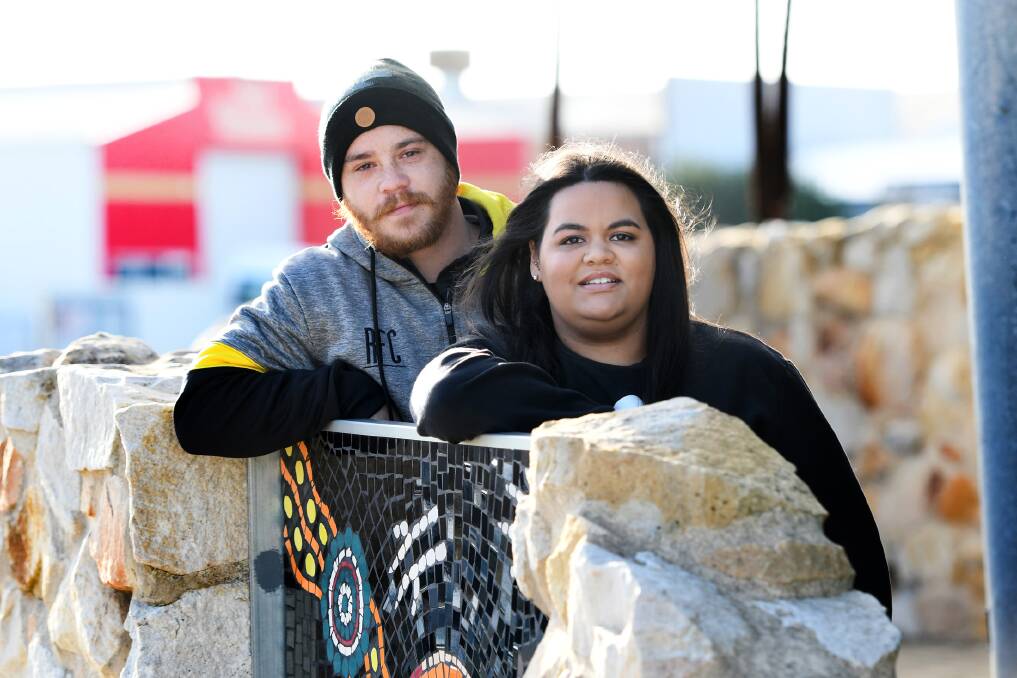 STEPPING UP: Goolum Goolum Aboriginal Co-operative board members Lachie Marks and Louise King have been involved with the co-operative since they were children. Ms King joined the board last year and Mr Marks took up a position this year. Picture: SAMANTHA CAMARRI