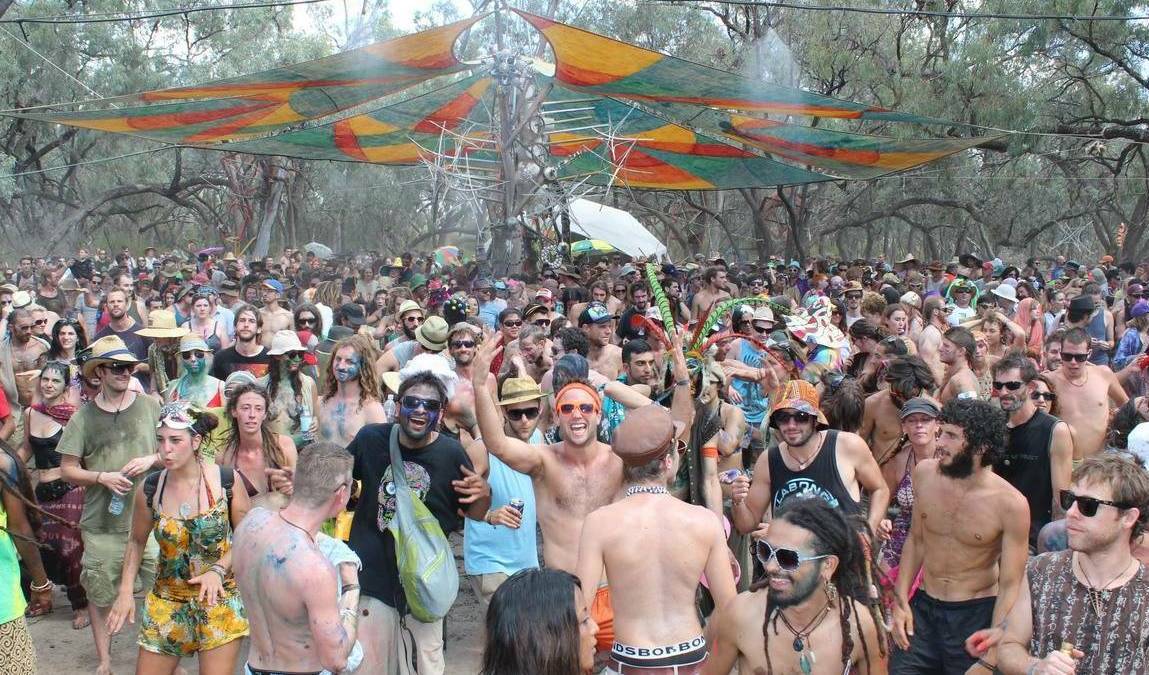 Maitreya Festival organisers have lodged an application with Buloke Shire Council to use the Wooroondook Lakes site for another festival. Picture: THE GUARDIAN