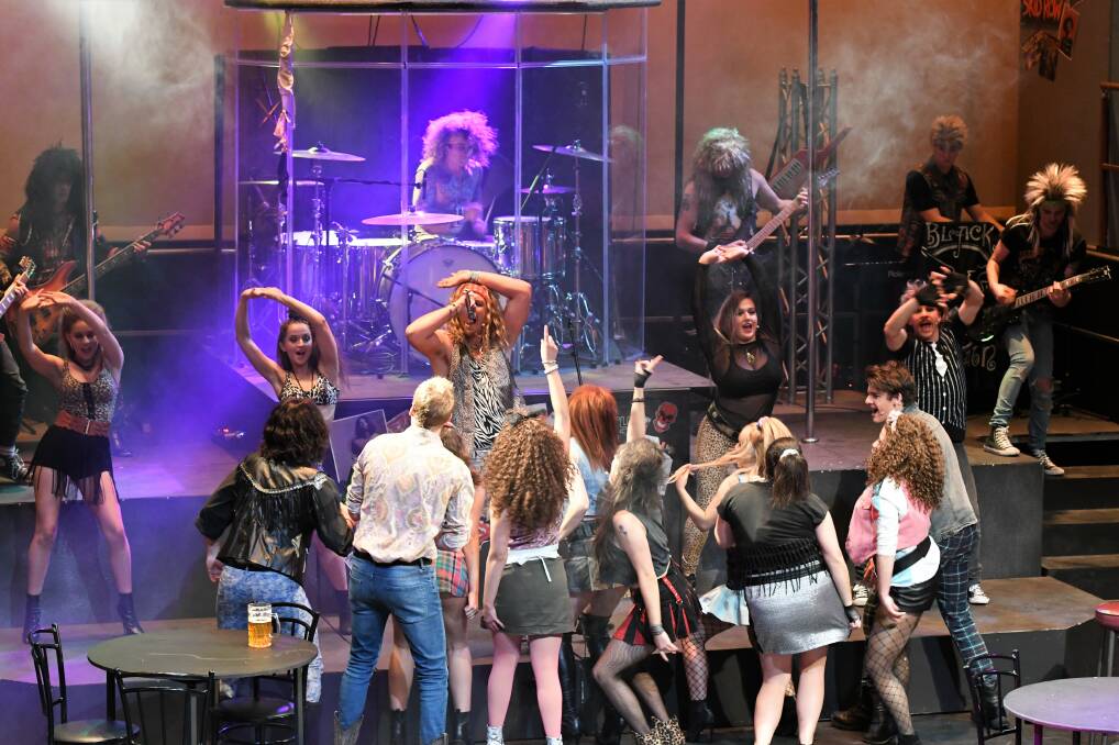 Horsham Arts Council will perform a number from its show, Rock of Ages, at the Music Theatre Guild of Victoria. Picture: JADE BATE