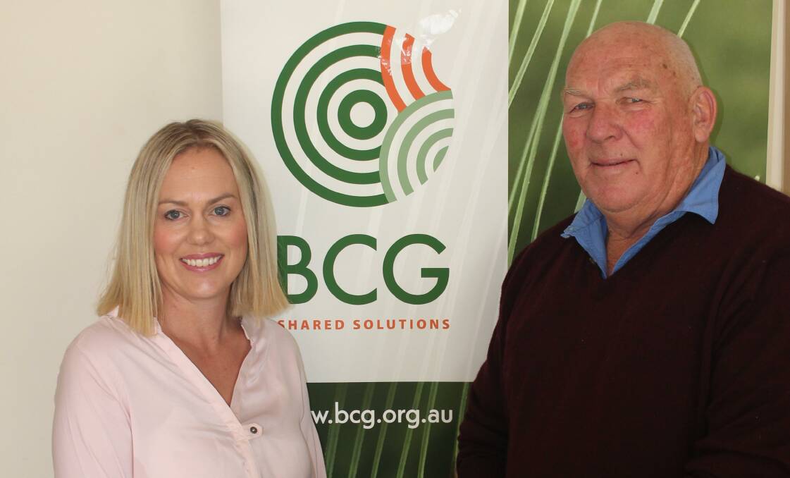 New Birchip Cropping Group chief executive Fiona Best and the group's chairman John Ferrier. Picture: CONTRIBUTED