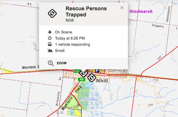 Nhill teenager flown to hospital after falling through roof