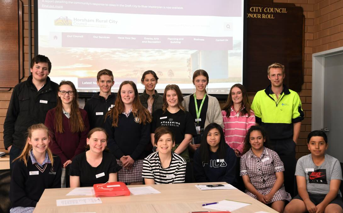 YOUTH VOICE: Horsham council's first Youth Council was formed earlier this year. Picture: JADE BATE