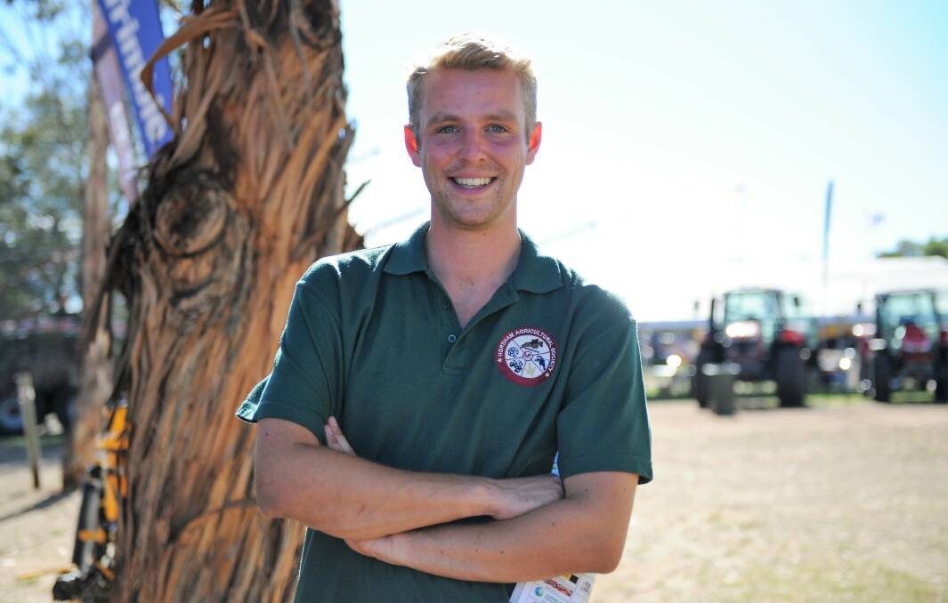 YOUNG BLOOD: New Horsham Agricultural Society president Zack Currie, 21, is the youngest ever president in the society's history. Picture: JADE BATE