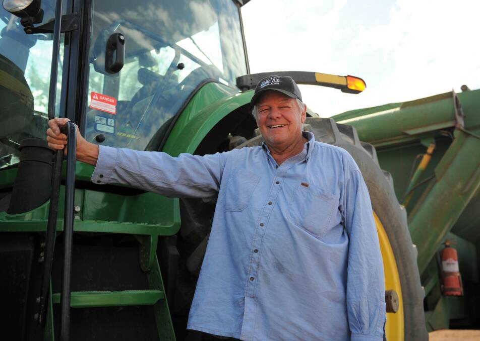 FUTURE OF FARMING: Marshall Rodda, 69, owns 6800 acres of mixed cropping and sheep land at Tarranyurk. Picture: JADE BATE