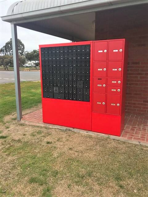 Australia Post has installed community mail boxes at Shanahan Park. Picture: CONTRIBUTED