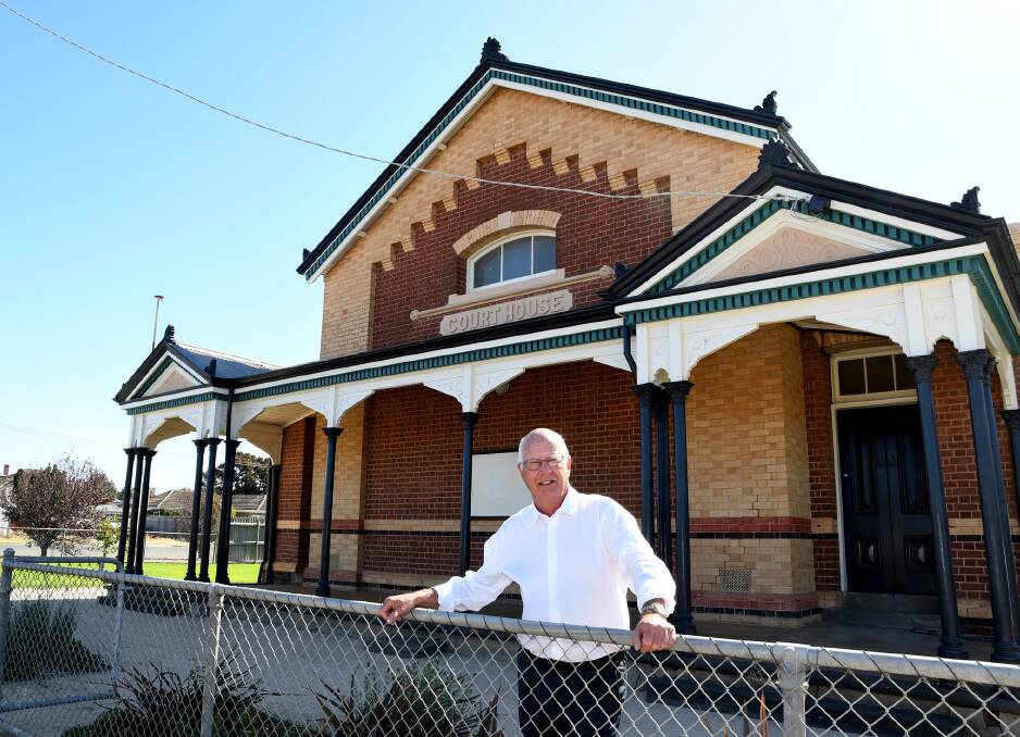 BIG PLANS: Yarriambiack Shire Council mayor Graeme Massey is excited about the future of the town's Court House. Picture: SAMANTHA CAMARRI