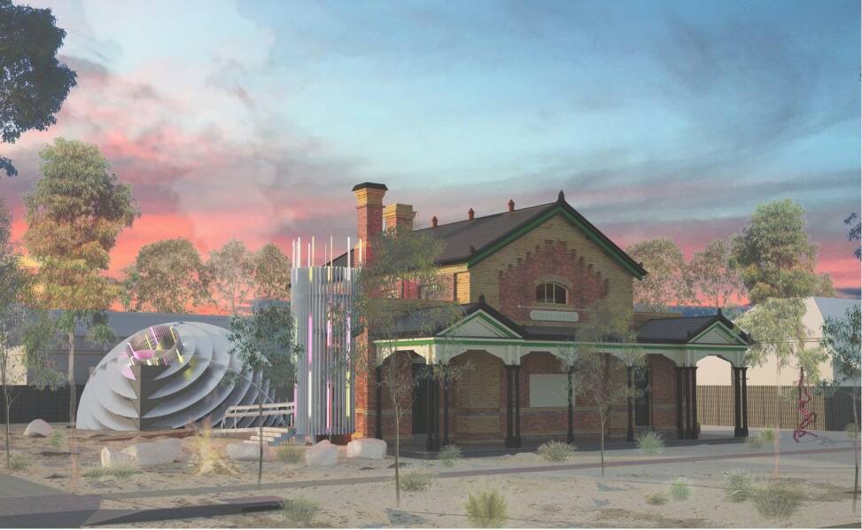 FUTURE THINKING: Working Heritage hopes to transform Warracknabeal's historic Court House into an art hub, including accommodation and artist-in-residence space. Picture: CONTRIBUTED