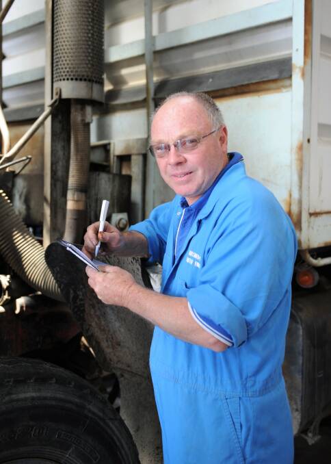SERVICE: Horsham Auto Air mechanic Gary Smith said the business had been busy servicing air conditioning and brakes for various agriculture vehicles. Picture: JADE BATE