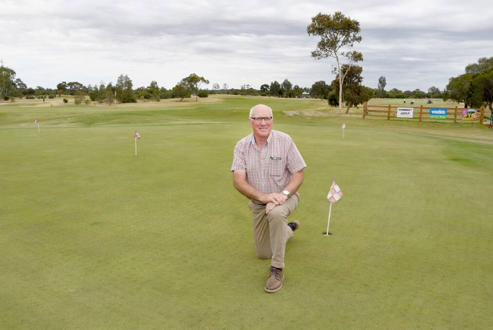 POSITIVE OUTLOOK: Horsham Golf Club president Leo Delahunty is calling on the community to donate to the club's fundraising campaign. Picture: SAMANTHA CAMARRI