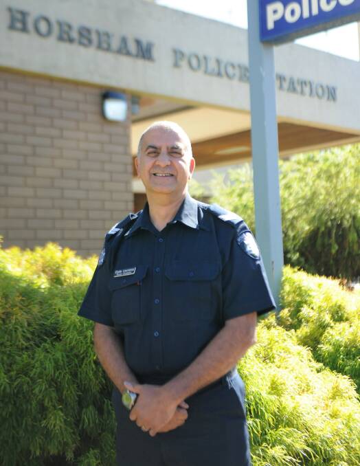 NEW POSITION: Horsham Police Senior Constable Clyde Lourensz has started his new role as Youth Specialist Officer covering the entire Wimmera region. Picture: JADE BATE