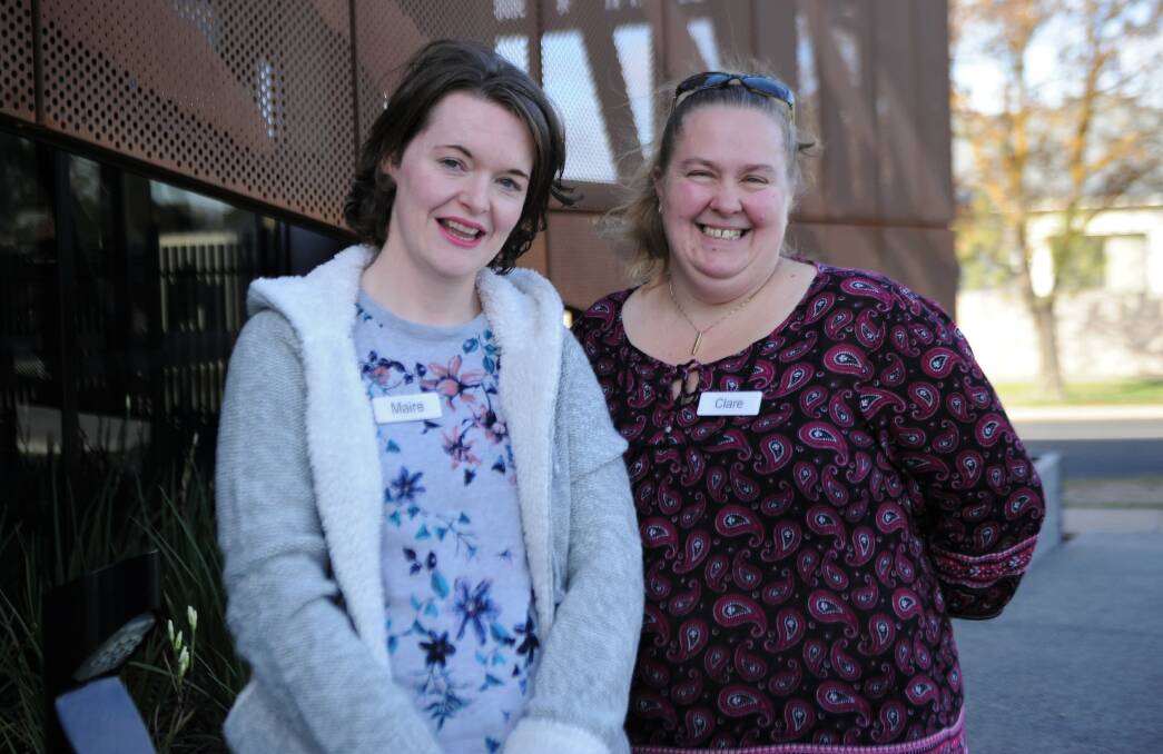 HELPING HANDS: Wimmera Health Care Group palliative care nurse practitioner Maire Coffey, and palliative care nurse and team leader Clare Petering. Picture: JADE BATE