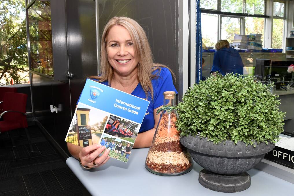 INTERNATIONAL BOOST: Longerenong College business development officer Donna Winfield with the college's International Course Guide. Picture: SAMANTHA CAMARRI