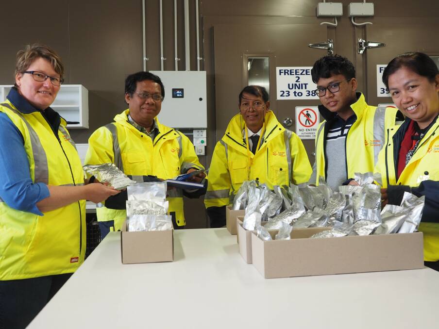 GLOBAL CONNECTIONS: Dr Sally Norton with a group of scientists from  Myanmar who recently visited the Australian Grains Genebank in Horsham. Picture: CONTRIBUTED