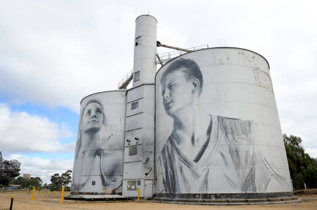 Rupanyup's silo art was completed in April, 2017.