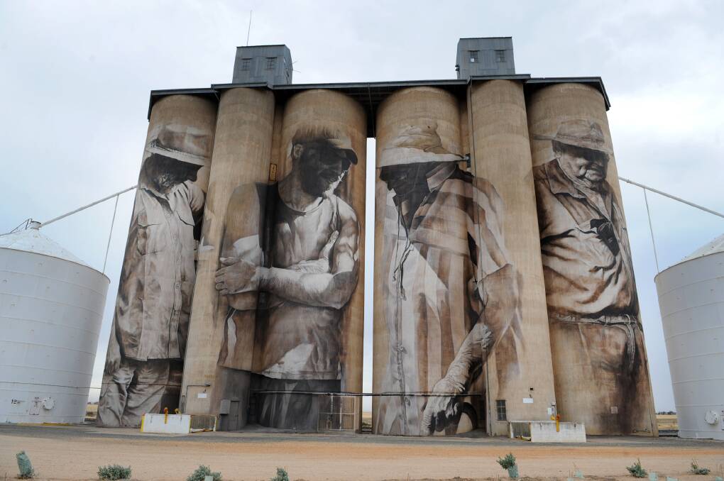 Brim is one Wimmera town that makes up the Silo Art Trail. File photo.