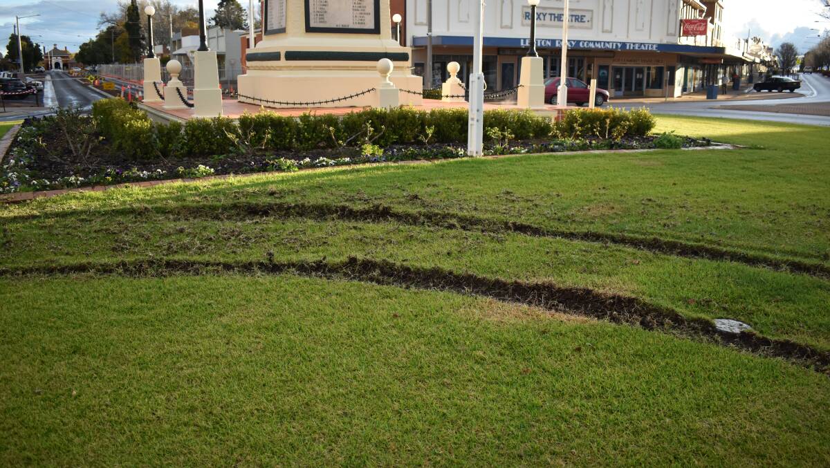 OUTRAGED: The community, Leeton Shire Council and the Leeton RSL Sub-branch have labelled the incident a disgrace. Photo: Liam Warren