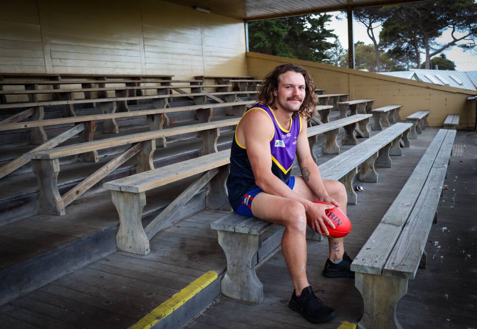 Jett Hopper feels at home at Port Fairy after a strong Hampden league debut season. Picture by Justine McCullagh-Beasy 