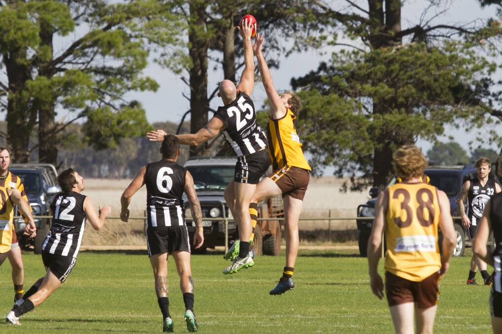 CONTEST: The Mininera and District Football league will extend its rule trial, scrapping boundary umpires in junior games. Picture: PETER PICKERING
