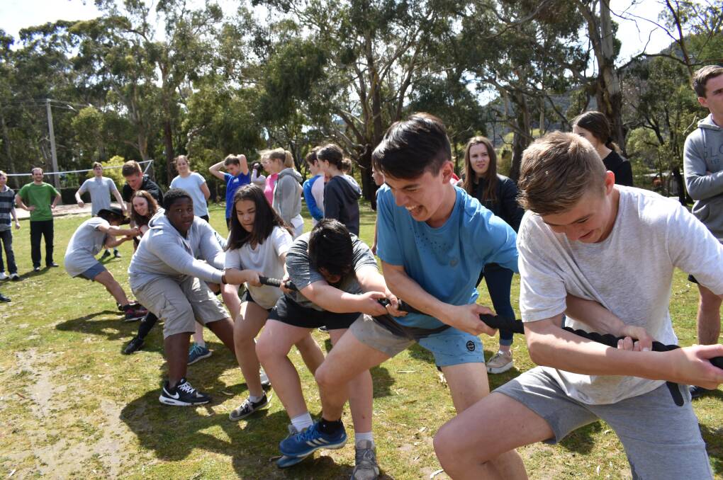 SHARED EXPERIENCE: More than 70 young people came together for the Empire Youth Horsham camp where they enjoyed a range of activities.