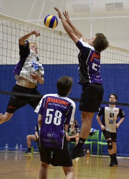 BLOCK: Lloyd Baker and his Phantoms Purple team will be looking for two wins on Saturday to make finals in Division 2.