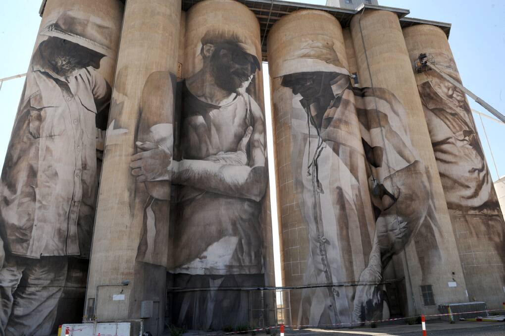 SUCCESS: The silo art trail has greatly boosted visitor numbers to Yarriambiack Shire. Picture: PAUL CARRACHER