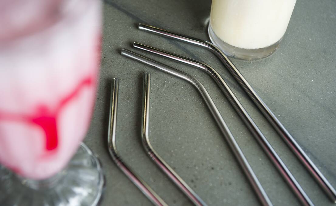 BETTER WAY: Metal straws are a great alternative to the throw-away plastic variety. There's even foldable reusable straws that you can keep in your purse or pocket.