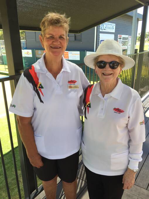 FACE OFF: Shirley Schorback and Julieanne Stehn played out an exciting final in Coughlin Park's ladies club singles championships for 2019. 