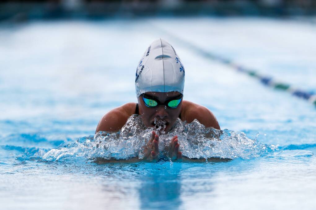IN THE SWIM: Horsham's Claudia Lanyon in action. Picture: Anthony Brady