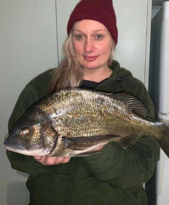 XX: a cracker bream for Amanda Richards from the Hopkins. 