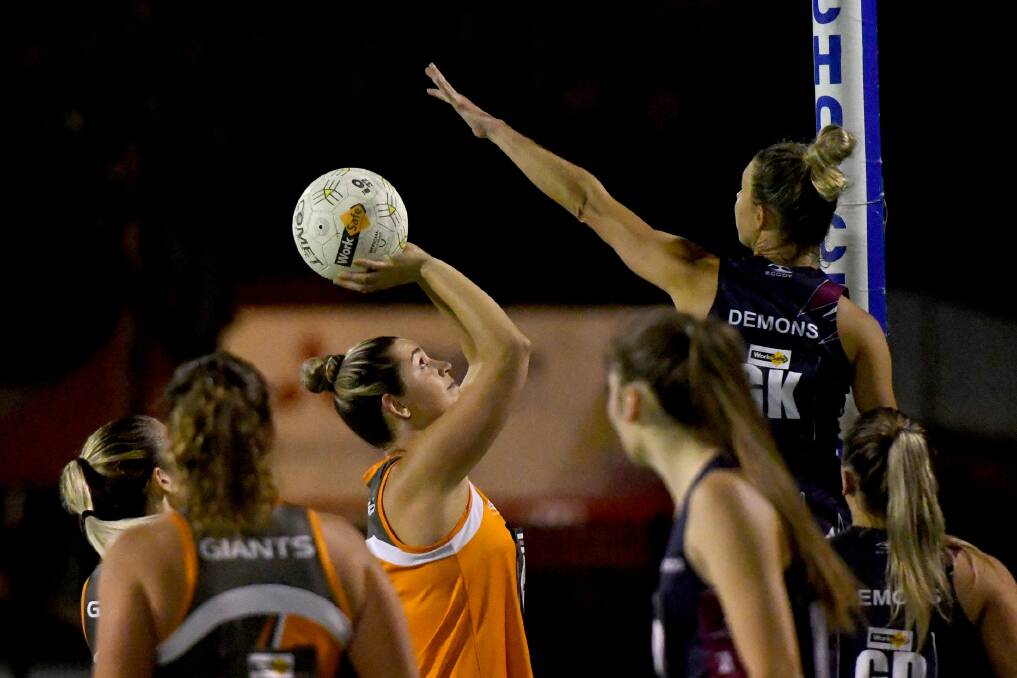 Janelle Lawson will share the Southern Mallee Giants' coaching duties with Madde Shannon. Picture: SAMANTHA CAMARRI