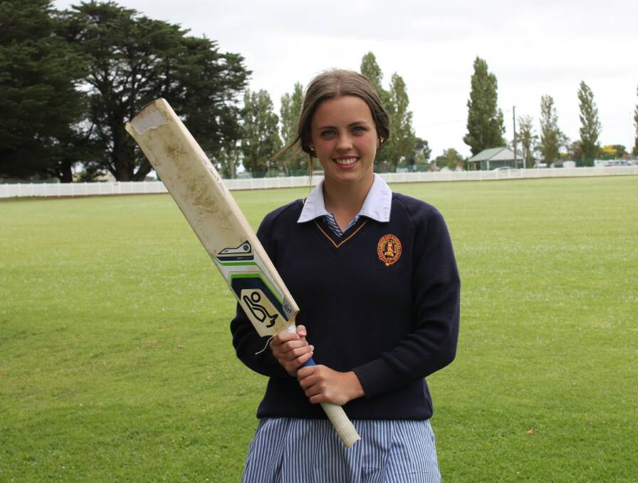 DEBUT: Georgia Baker-Miller played her first game in the Victorian Premier Cricket ranks at the weekend. Picture: CONTRIBUTED