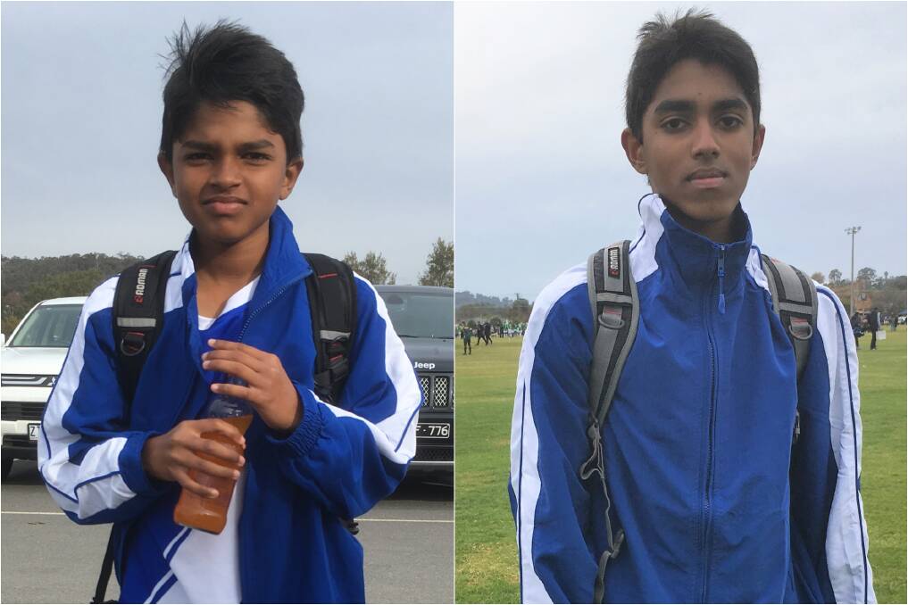 Horsham's Aaqib and Ammaar Khan represented Ballarat at the CLFA Country Championships at the weekend. Picture: CONTRIBUTED