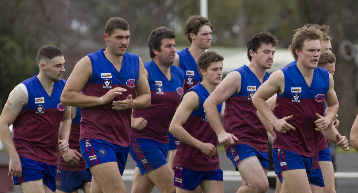 TOGETHER: Horsham takes to the field during the 2019 season. Picture: PETER PICKERING