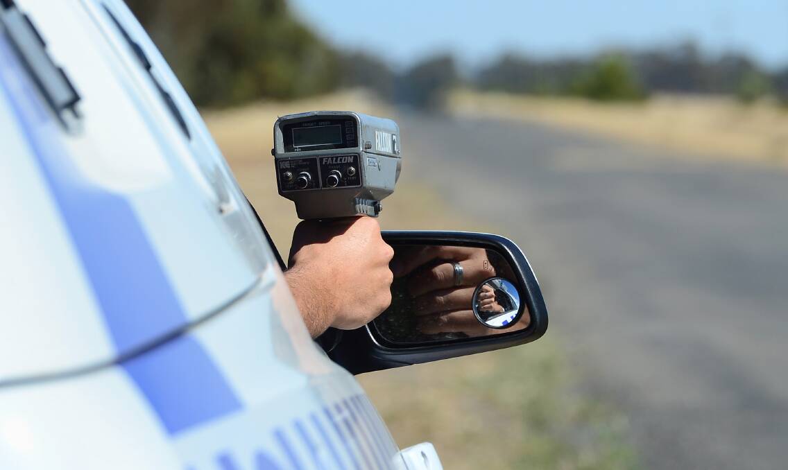 Man 'running late for work' nabbed nearly 50km/h over the limit