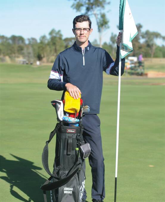 Briggs holds the course record at Horsham Golf Club. Picture: MATT CURRILL