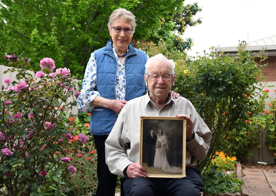 HAPPY DAYS: Alice and Keith Vanstan celebrated their 69th wedding anniversary. Picture: MATT CURRILL