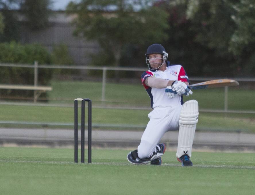 Combe batting for the Horsham Cricket Association in 2017. 