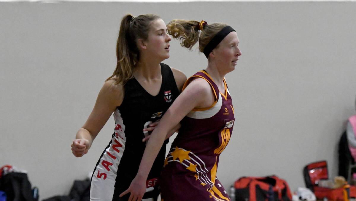 Maggie Caris in action for the Horsham Saints in 2019.