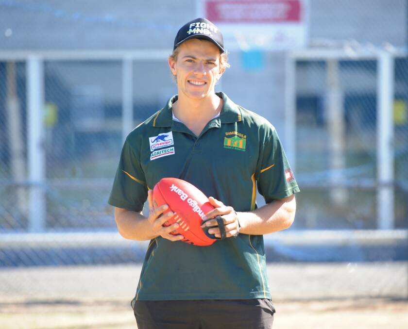 Ben Miller's return to Dimboola was soured by an injury but he remains optimistic about the season ahead. Picture: MATT CURRILL
