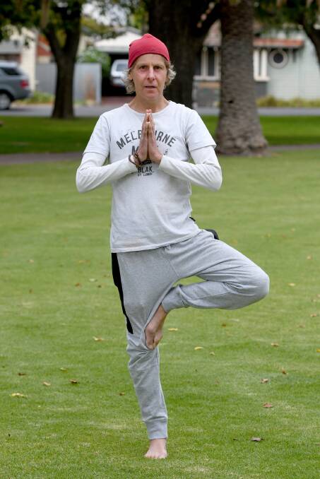 Aaron Schultz said yoga is still growing in Horsham. Picture: SAMANTHA CAMARRI